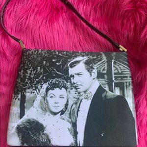 Black & white Gone With the Wind Purse